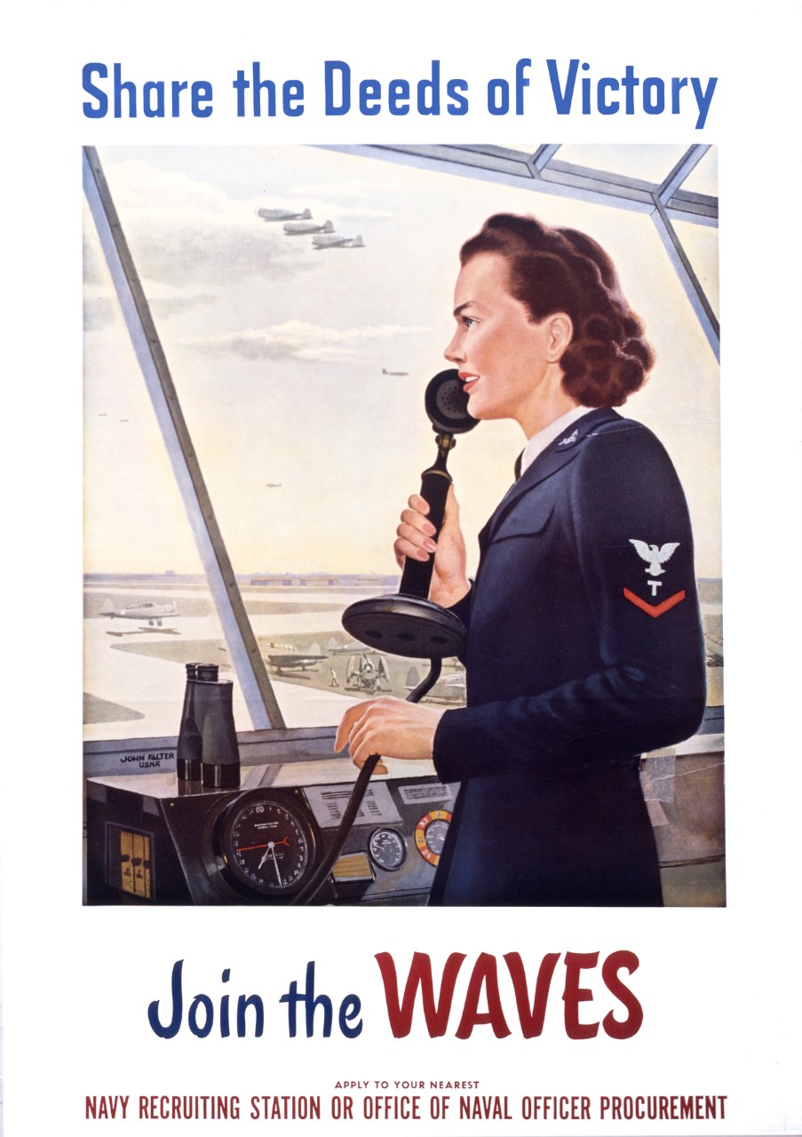 WAVES recruitment poster